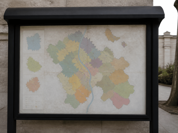 Carte administrative affichant population chiffres Chalon-sur-Saône ville