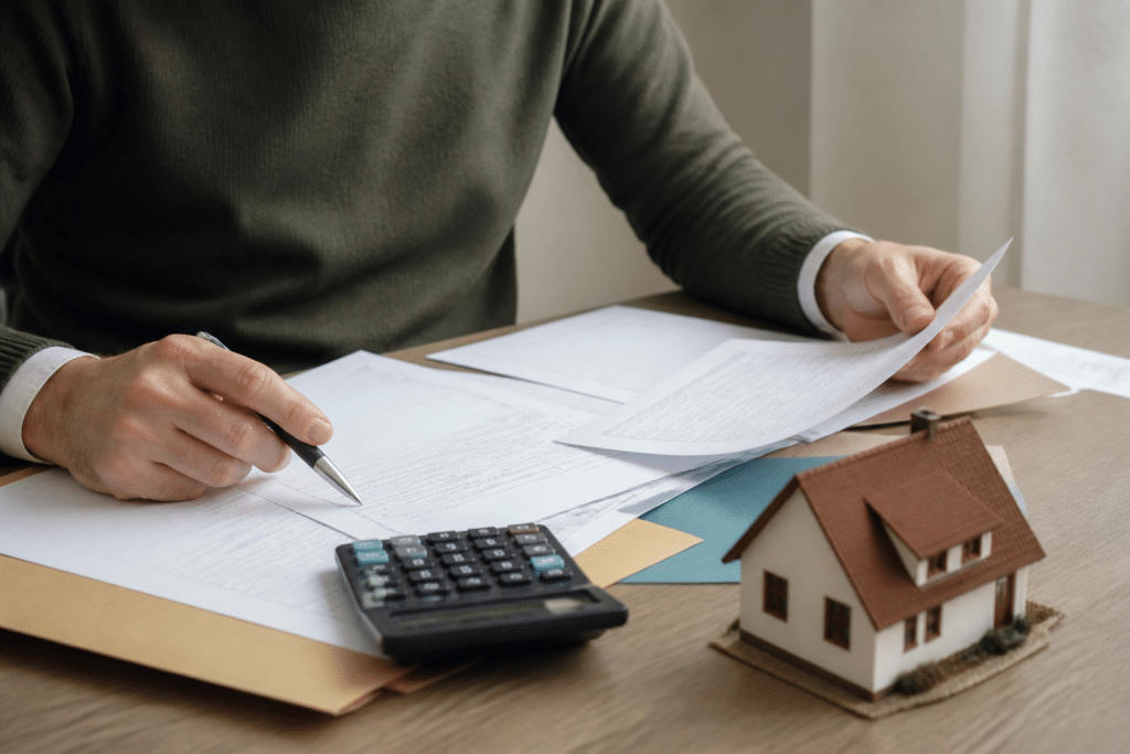 Documents assurance pret immobilier avec taux pourcentages calcules