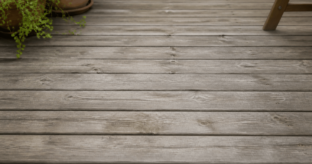 Planches de bois horizontal alignees formant surface terrasse