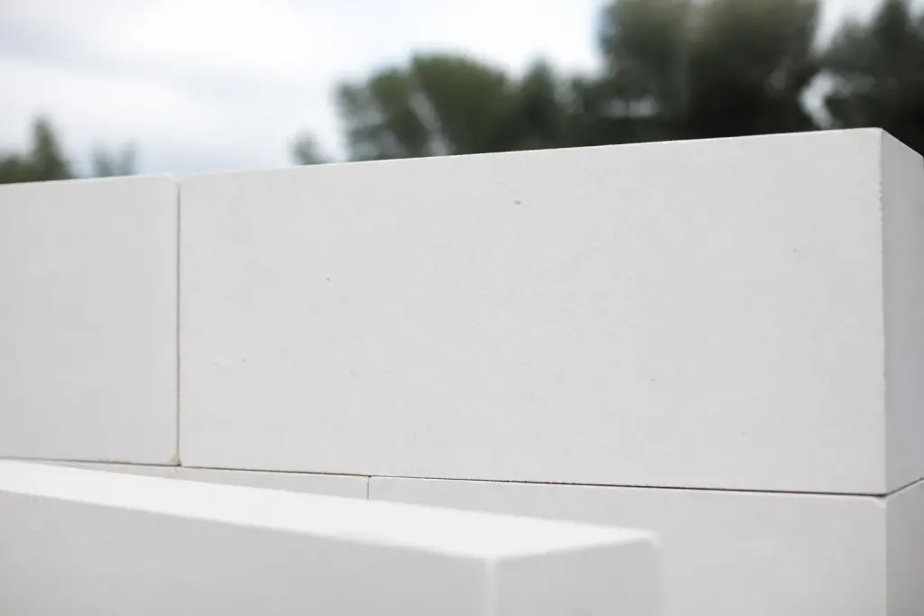 surface beton cellulaire blanc propre et lisse